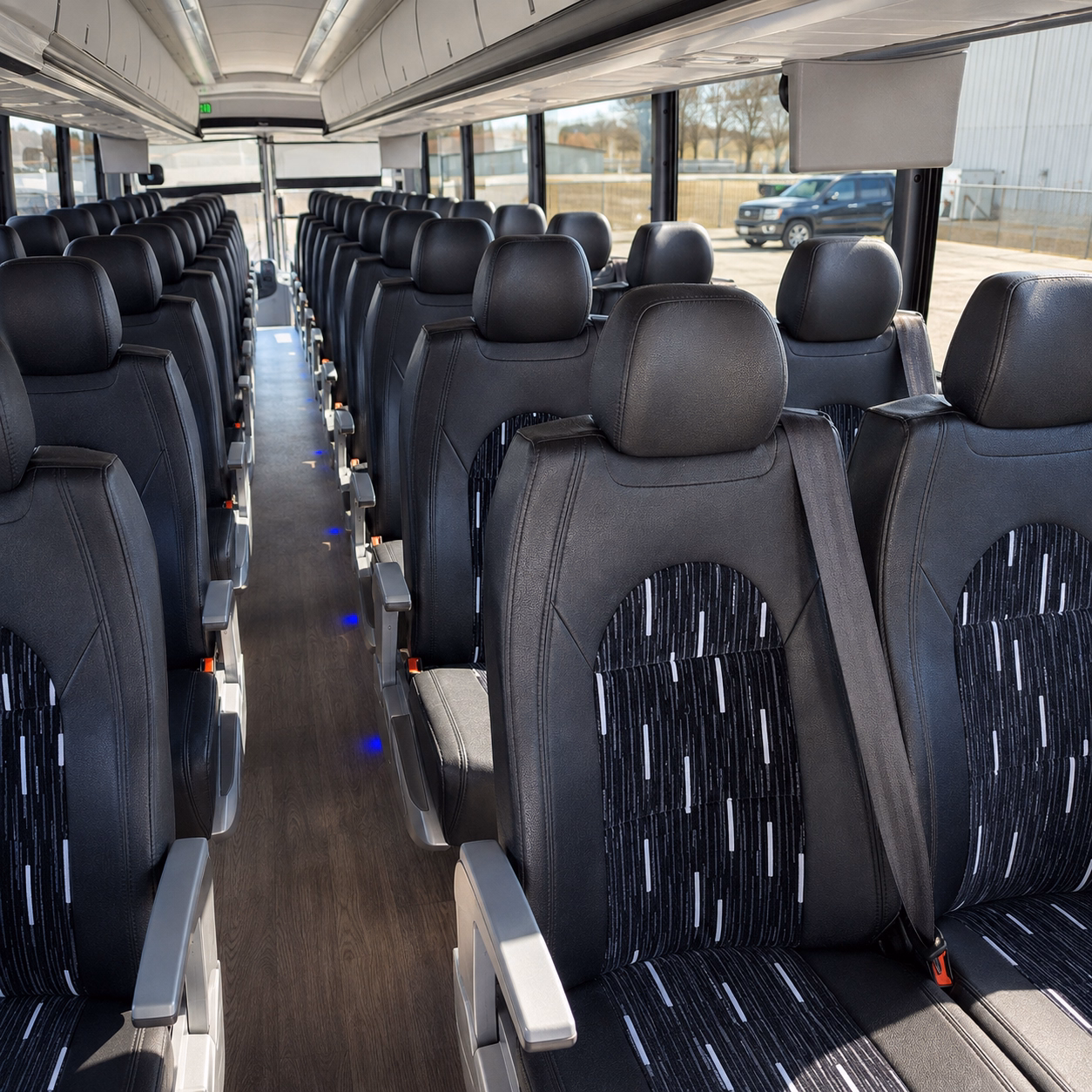 lake charles sporting event transportation onboard seating