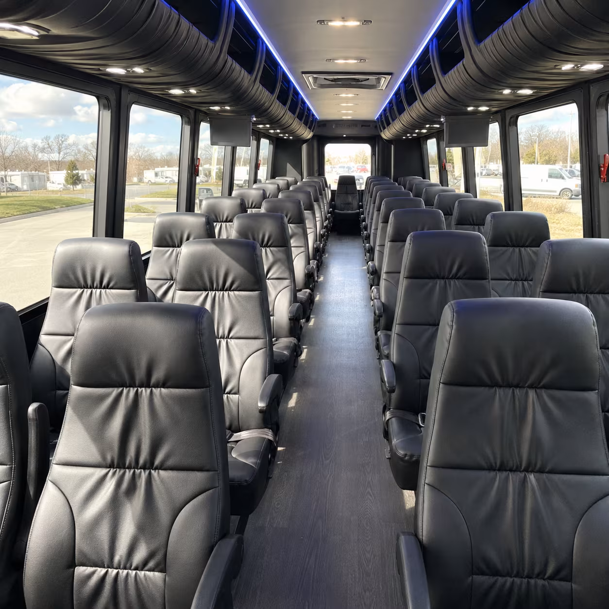 lake charles wedding transportation onboard seating